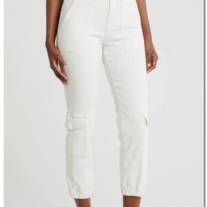 Sanctuary Brooklyn Crop Stretch Cotton Cargo Joggers